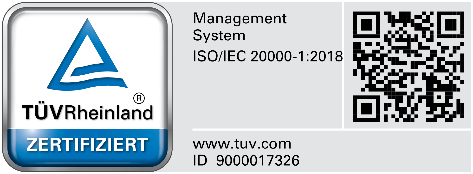 rhöncloud ist ISO/IEC 20000 zertifizierter IT-Spezialist und durch den TÜV Rheinland akkreditiert“